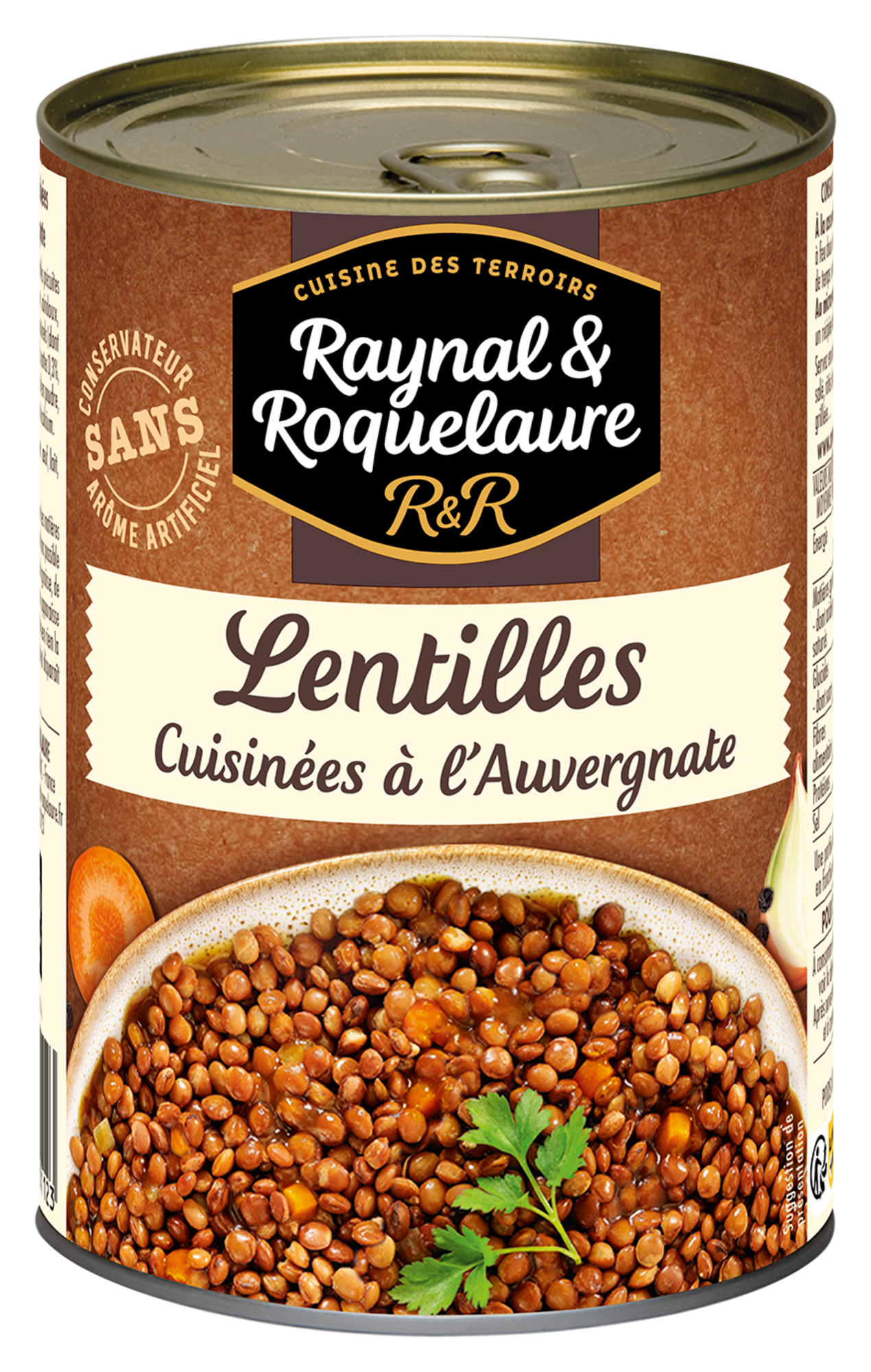 LENTILLES CUISINÉES À L'AUVERGNATE