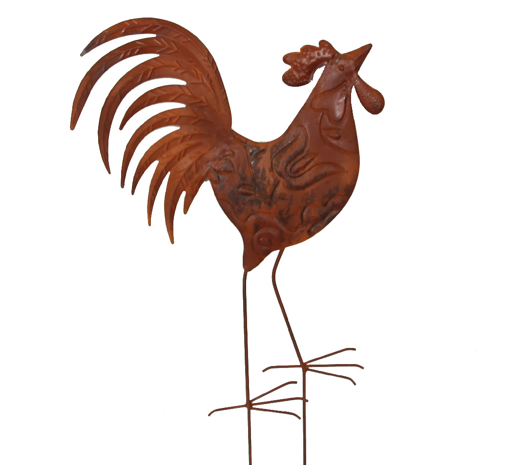 DÉCORATION COQ À PIQUER