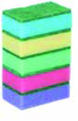 LOT DE 10 TAMPONS À RÉCURER