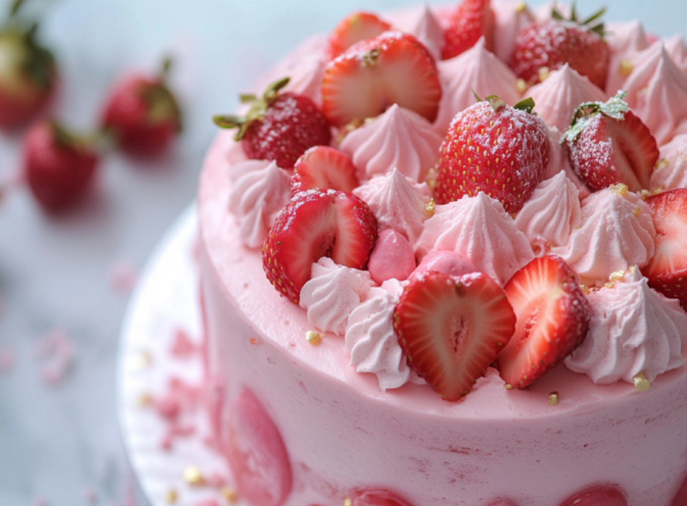 MOUSSE FRAISE 6/8 PARTS