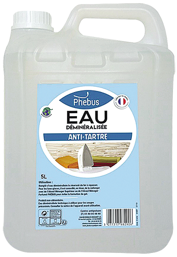 EAU DÉMINÉRALISÉE