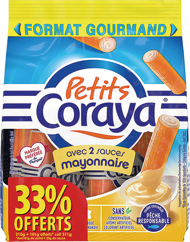 PETITS CORAYA X21 AVEC SAUCE MAYONNAISE