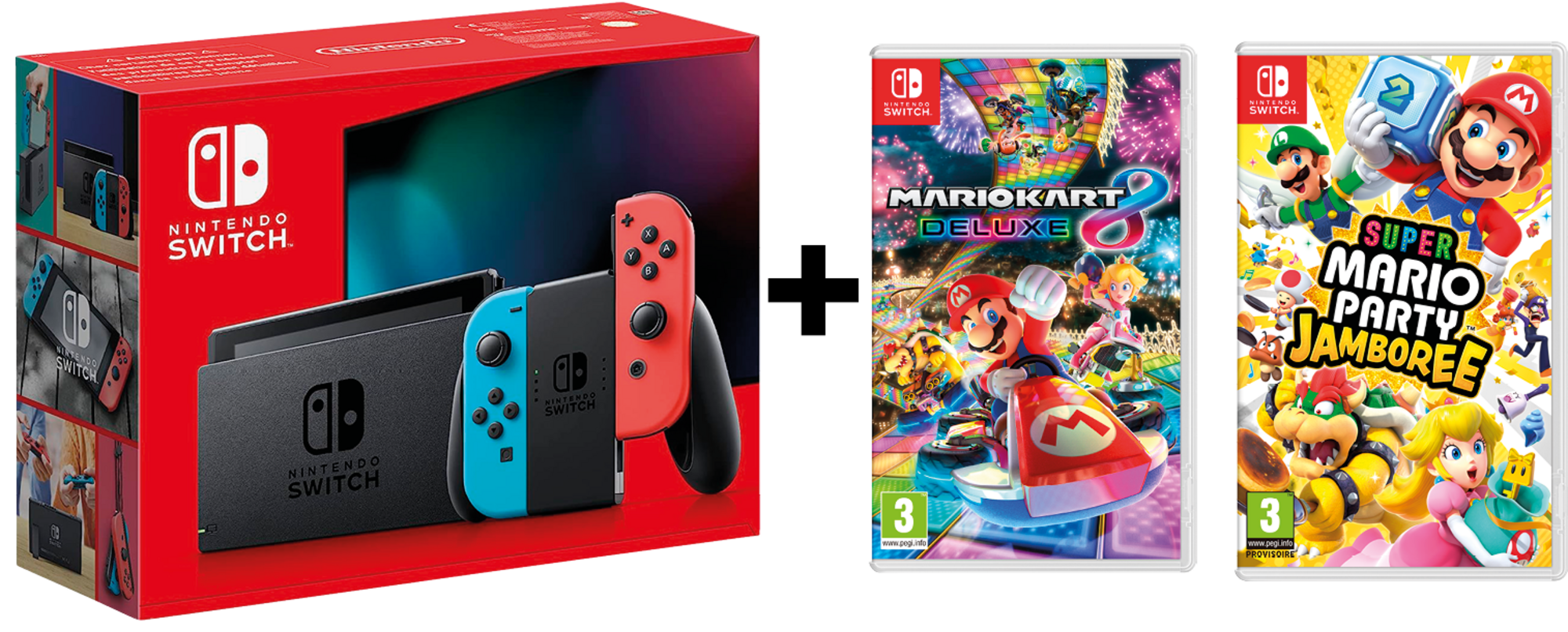 CONSOLE SWITCH + 1 JEU AU CHOIX 