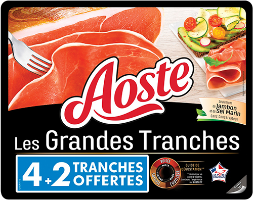 LES GRANDES TRANCHES DE JAMBON CRU