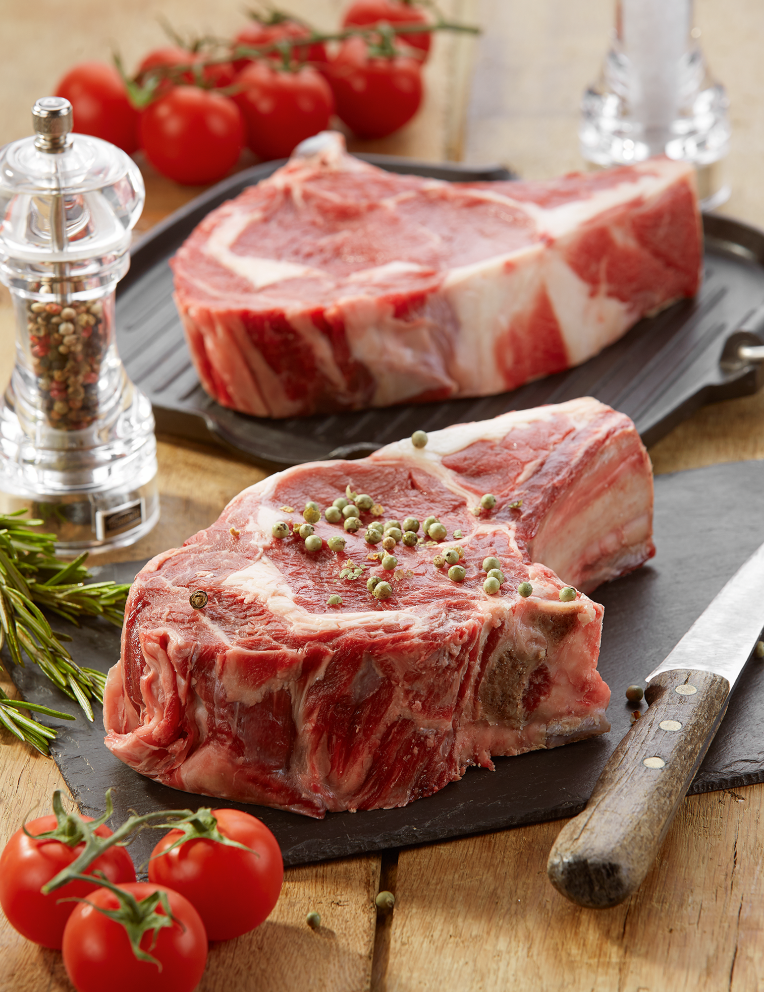 Viande bovine : Côte*** à griller