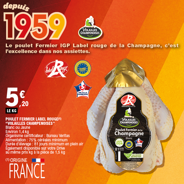 POULET FERMIER LABEL ROUGE