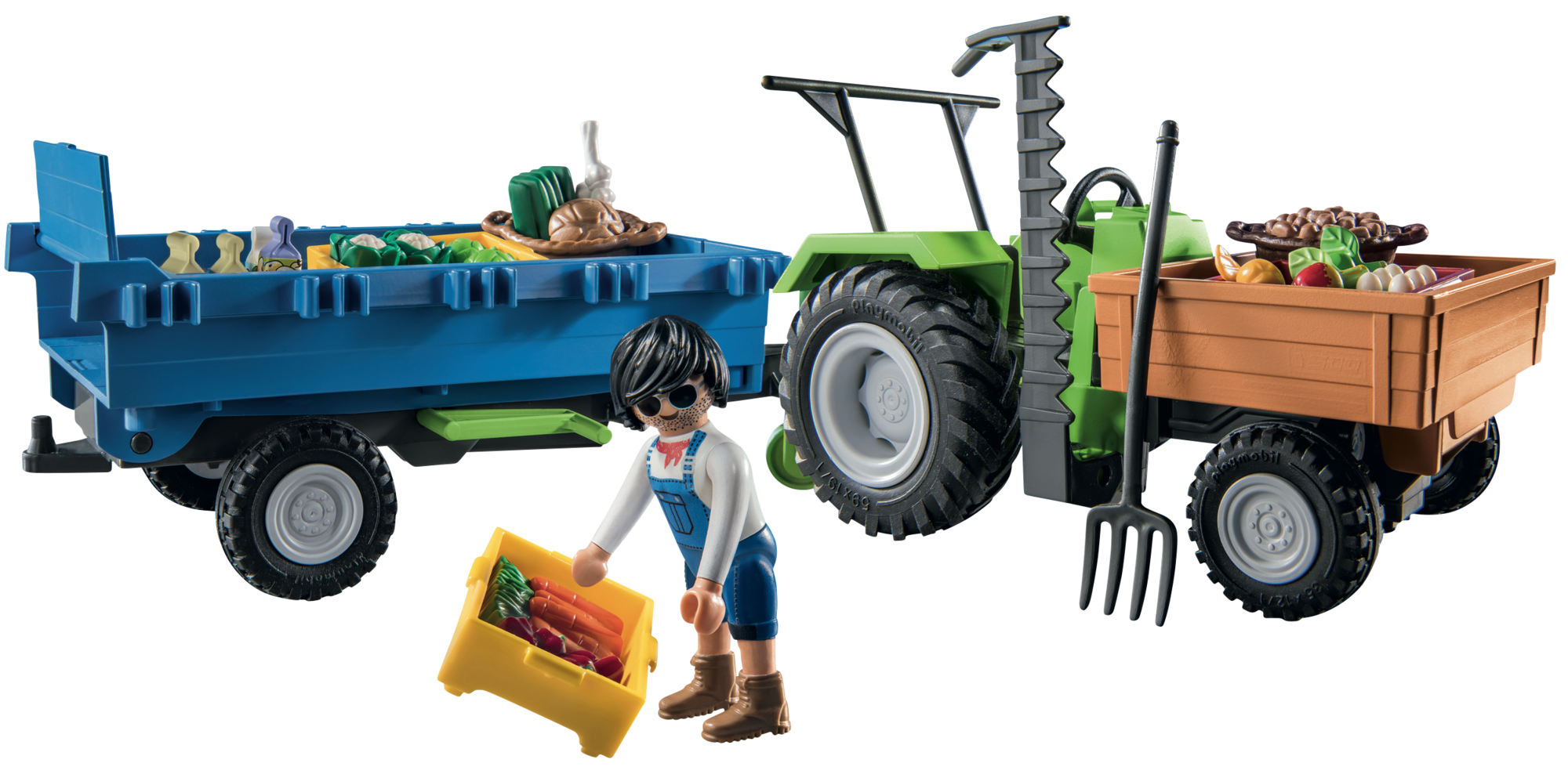 1. TRACTEUR AVEC REMORQUE
2. BARRAGE DE POLICE VOITURE ET MOTO	
3. PICNIC EN CALÈCHE 