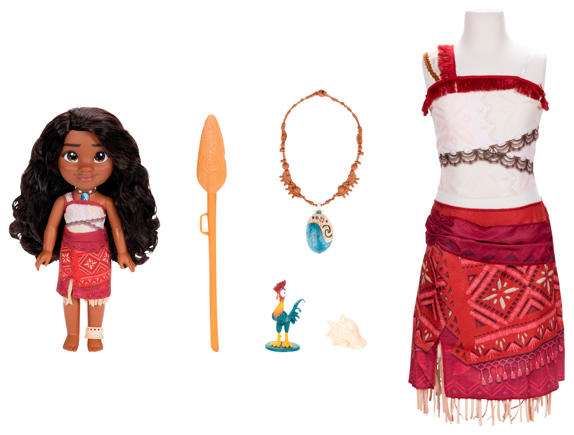 COFFRET POUPéE VAIANA 2 AVEC COSTUME