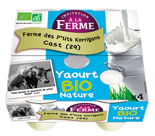 YAOURTS BIO NATURE X4