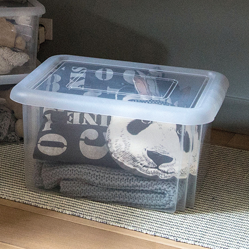 BOÎTE DE RANGEMENT FUNNY BOX TRANSPARENT 18 L