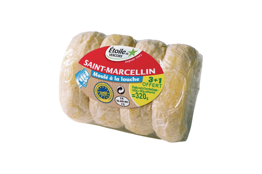 SAINT-MARCELLIN IGP MOULÉ À LA LOUCHE
23% MAT. GR.