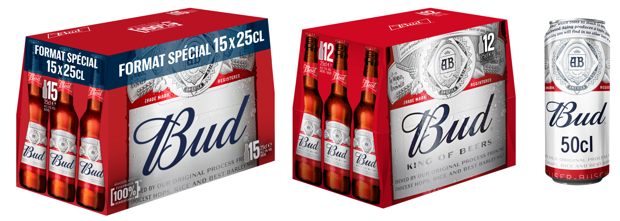 SUR LES PRODUITS PRÉSENTS EN MAGASIN DE LA GAMME "BUD".