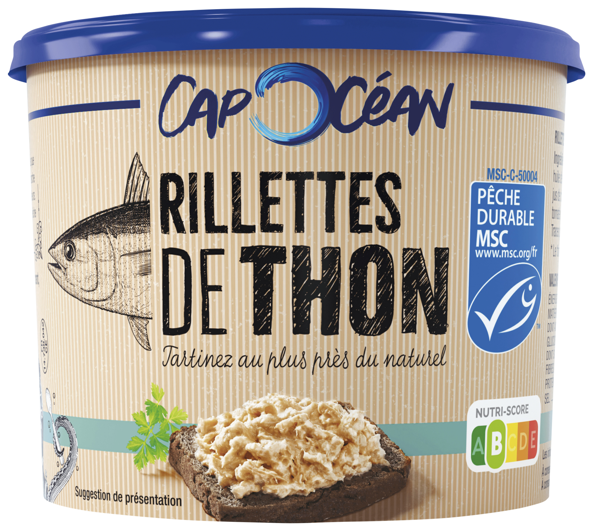 Rillettes de thon MSC