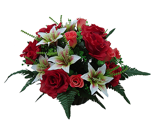 Coupe MELINA 
(Roses,lys,roses boutons)