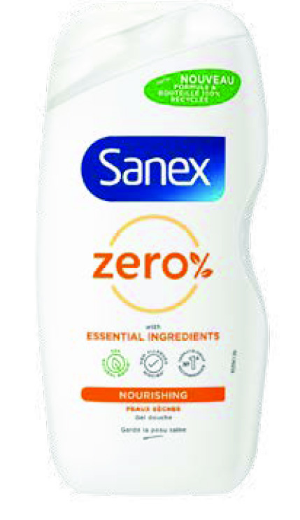 GEL DOUCHE 0% PEAUX NORMALES OU SÈCHES SANEX