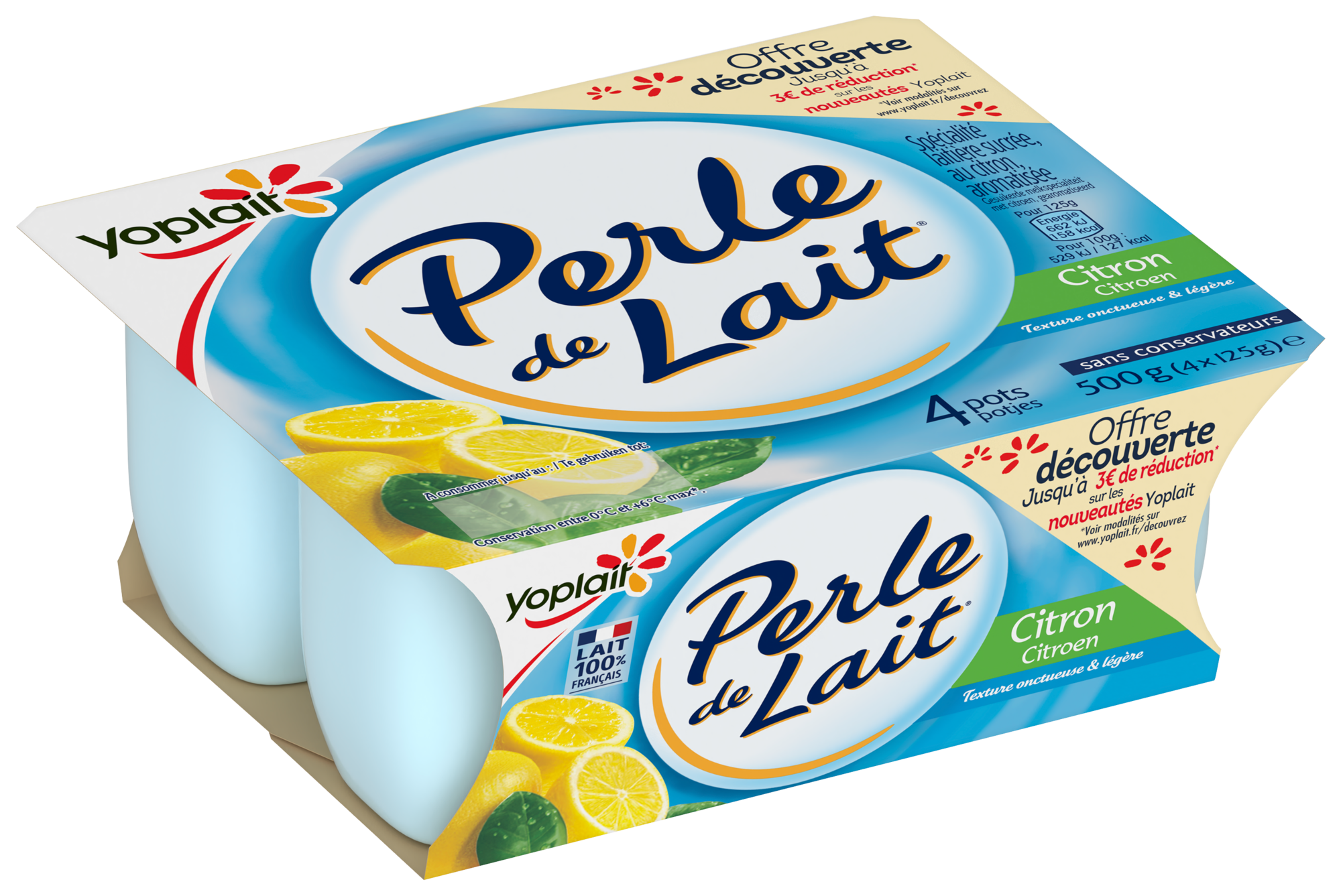 Perle de Lait Saveur Citron Offre découverte
