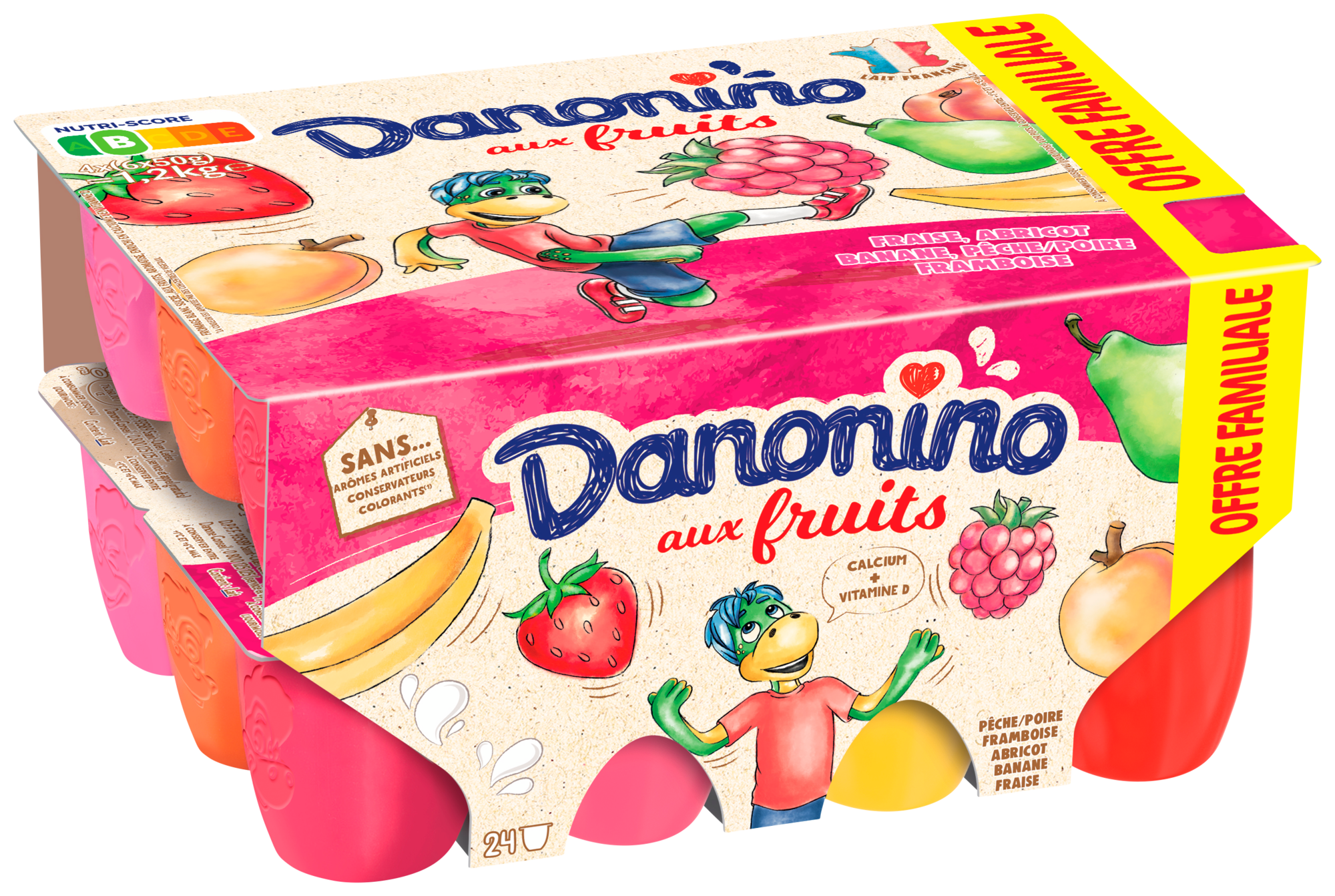 Danonino aux fruits Offre familiale