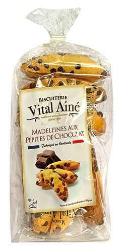 MADELEINES AUX PÉPITES DE CHOCOLAT