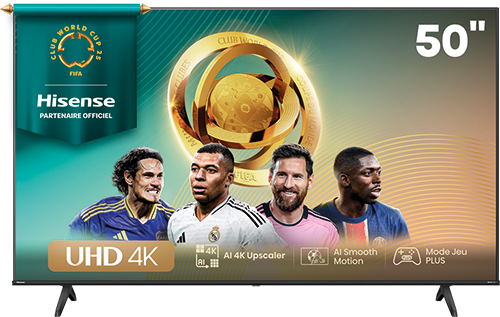 TV LED 50A6Q 50” (POUCES) 126 CM