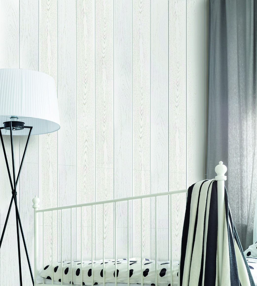 LAMBRIS MDF FRENE BLANC