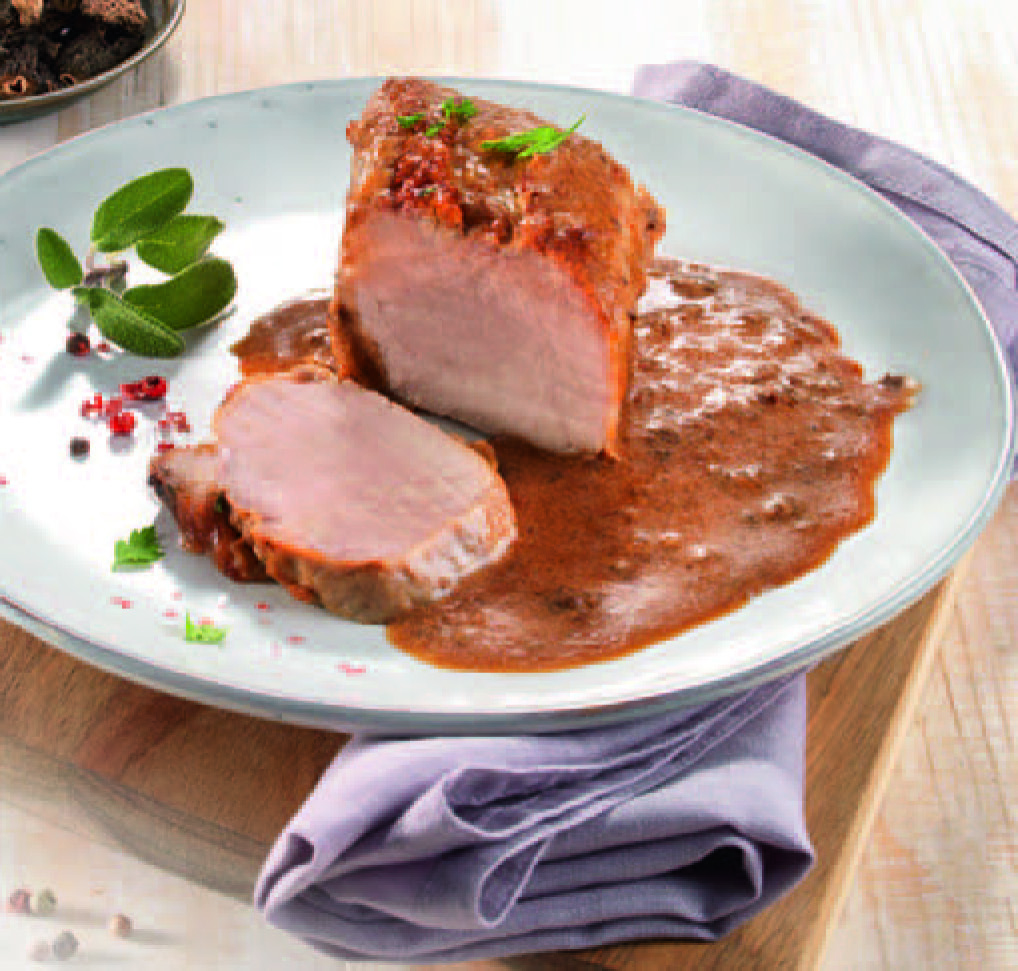 FILET MIGNON DE PORC SAUCE MORILLES