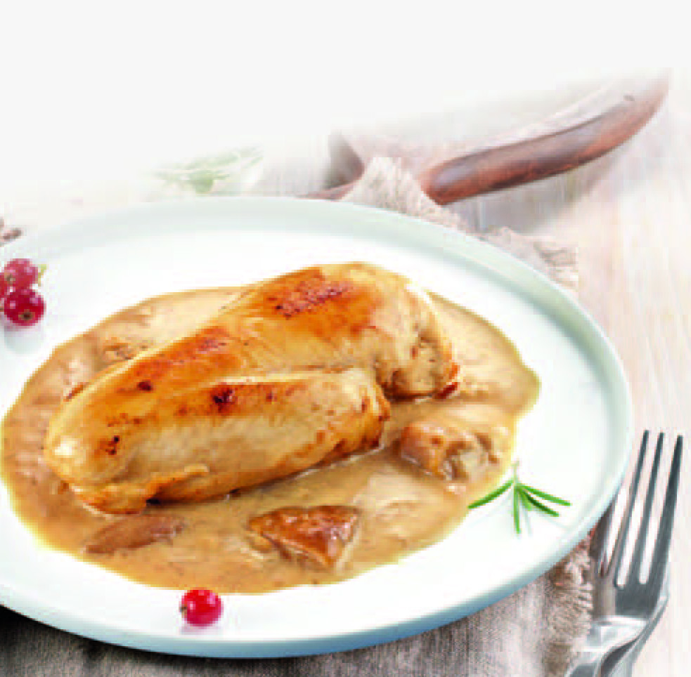 SUPRÊME DE VOLAILLE CRÈME DE CÈPES