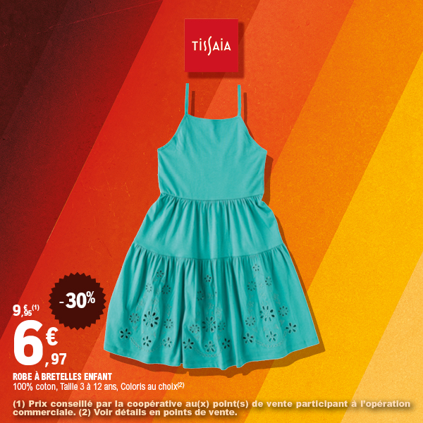 ROBE À BRETELLES ENFANT