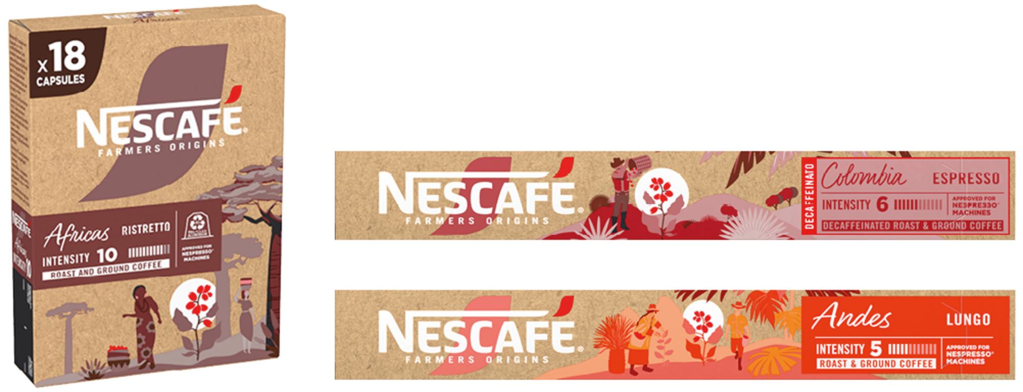 SUR LES PRODUITS PRÉSENTS EN MAGASIN DE LA GAMME “NESCAFÉ FARMERS ORIGINS”.