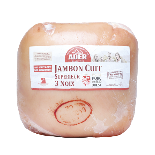 JAMBON CUIT SUPÉRIEUR ISSU DE PORC IGP DU SUD-OUEST SANS NITRITE AJOUTÉ