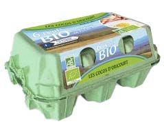 6 OEUFS BIO PLEIN AIR MOYENS