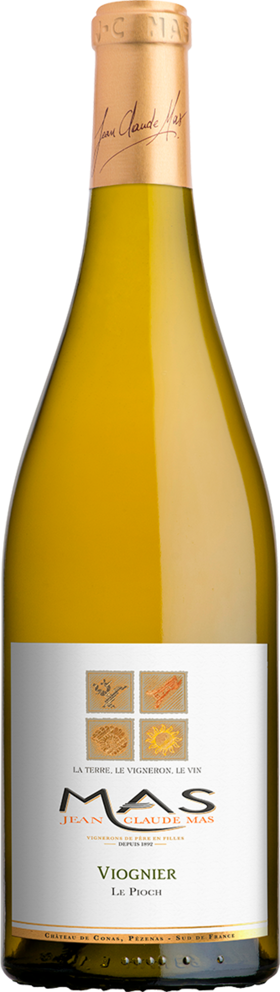 IGP PAYS D'OC BLANC SEC  - JEAN-CLAUDE MAS "LE PIOCH" 2024