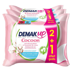 LINGETTES DÉMAQUILLANTES PEAU NORMALE À MIXTE Demak’Up