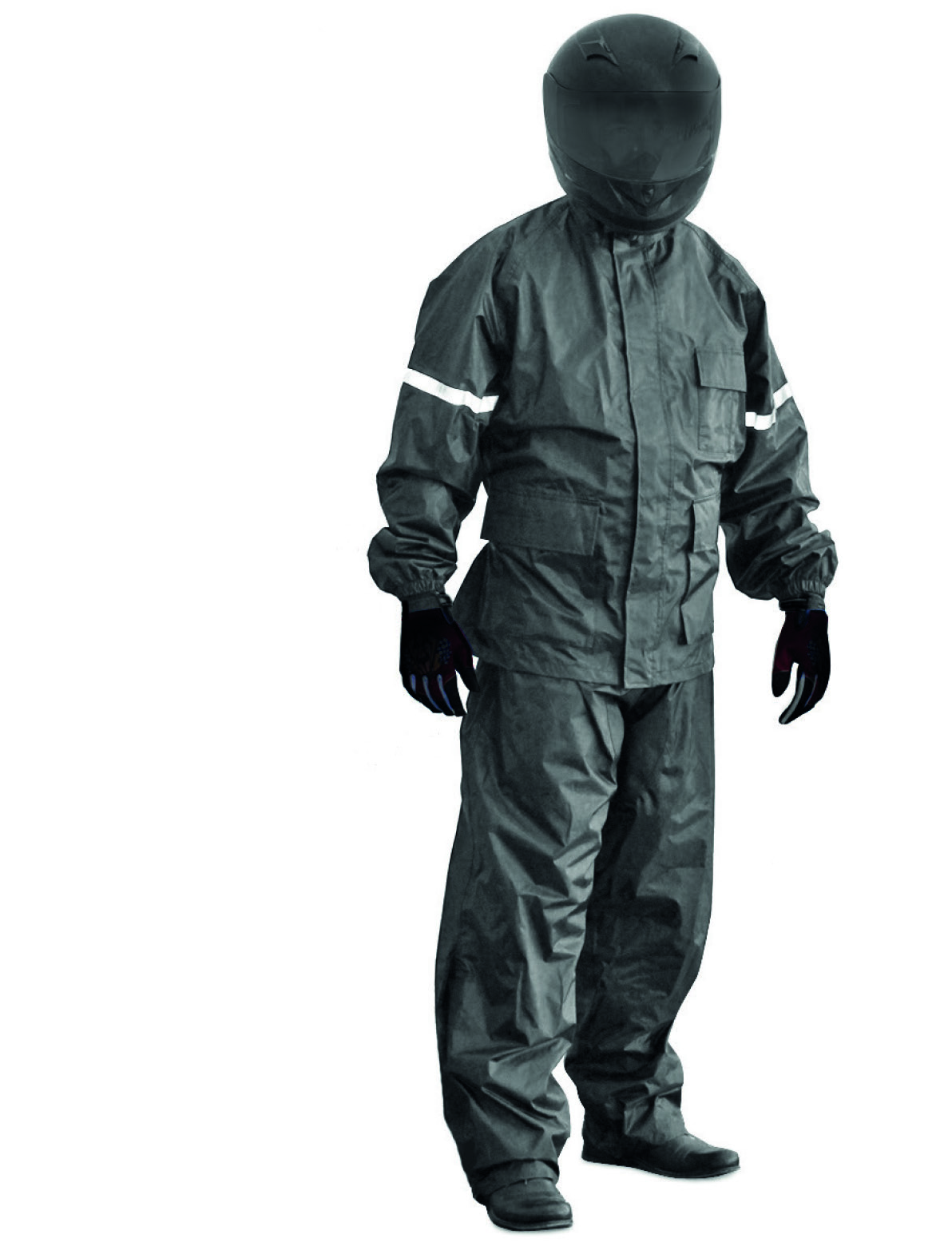 ENSEMBLE DE PLUIE VESTE ET PANTALON NOIR