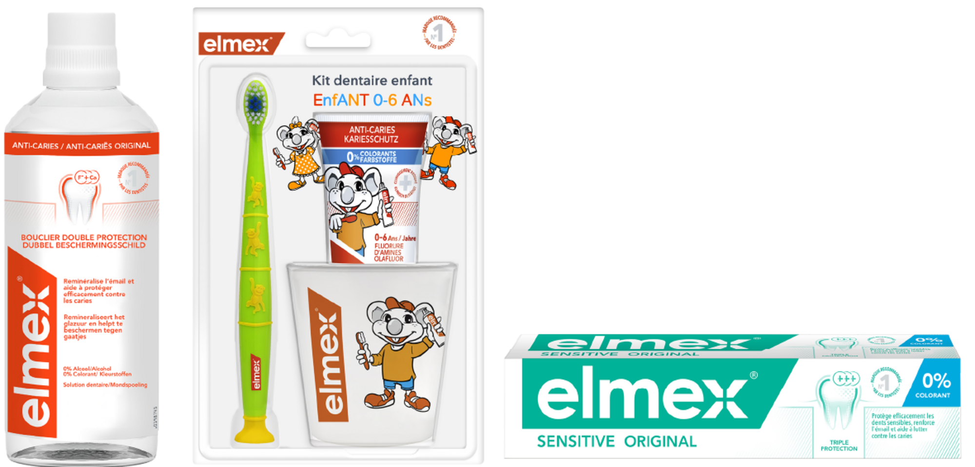 SUR LES PRODUITS PRÉSENTS EN MAGASIN DE LA GAMME "ELMEX"