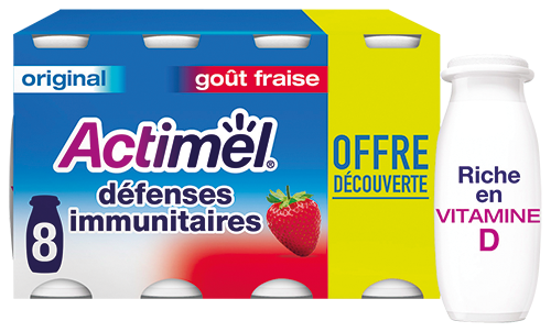 ACTIMEL ORIGINAL GOÛT FRAISE OFFRE DÉCOUVERTE