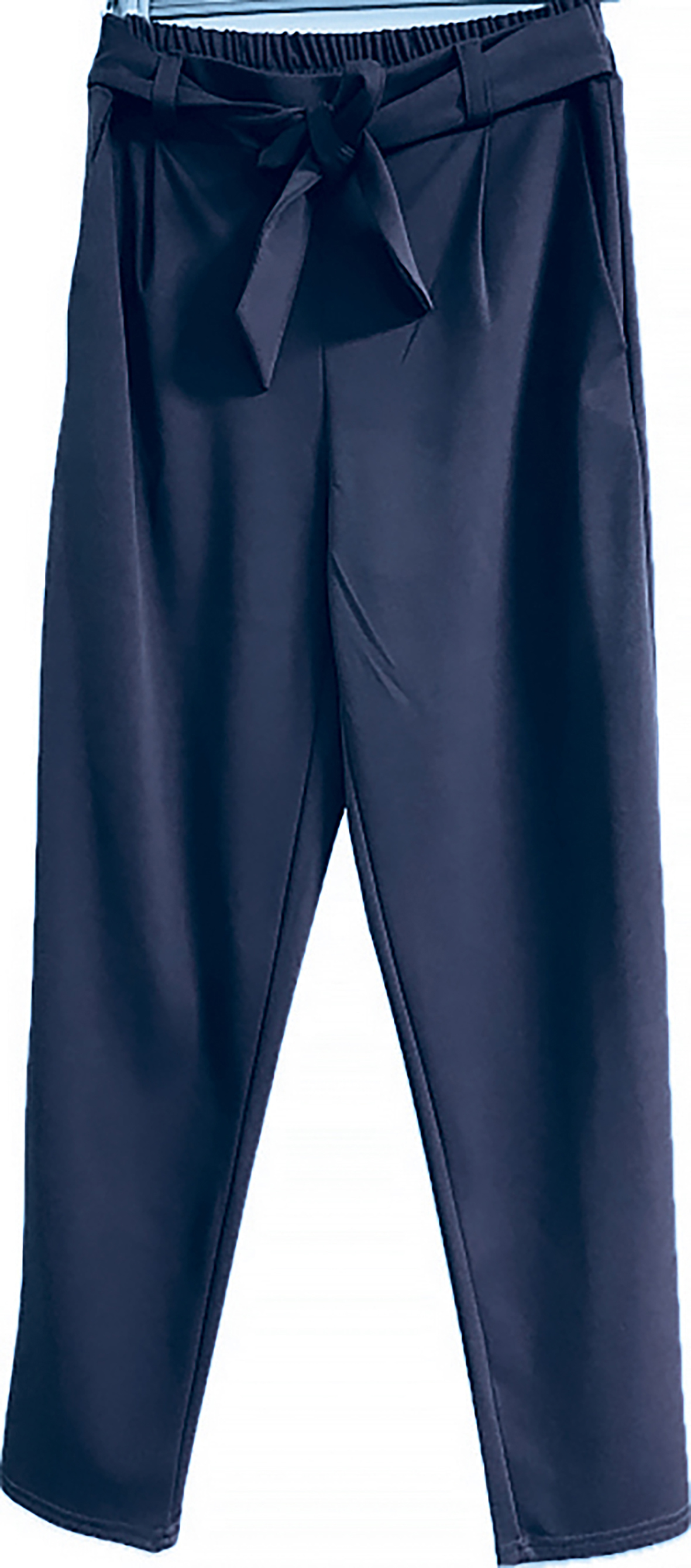 PANTALON AVEC POCHES ET CEINTURE À NOUER