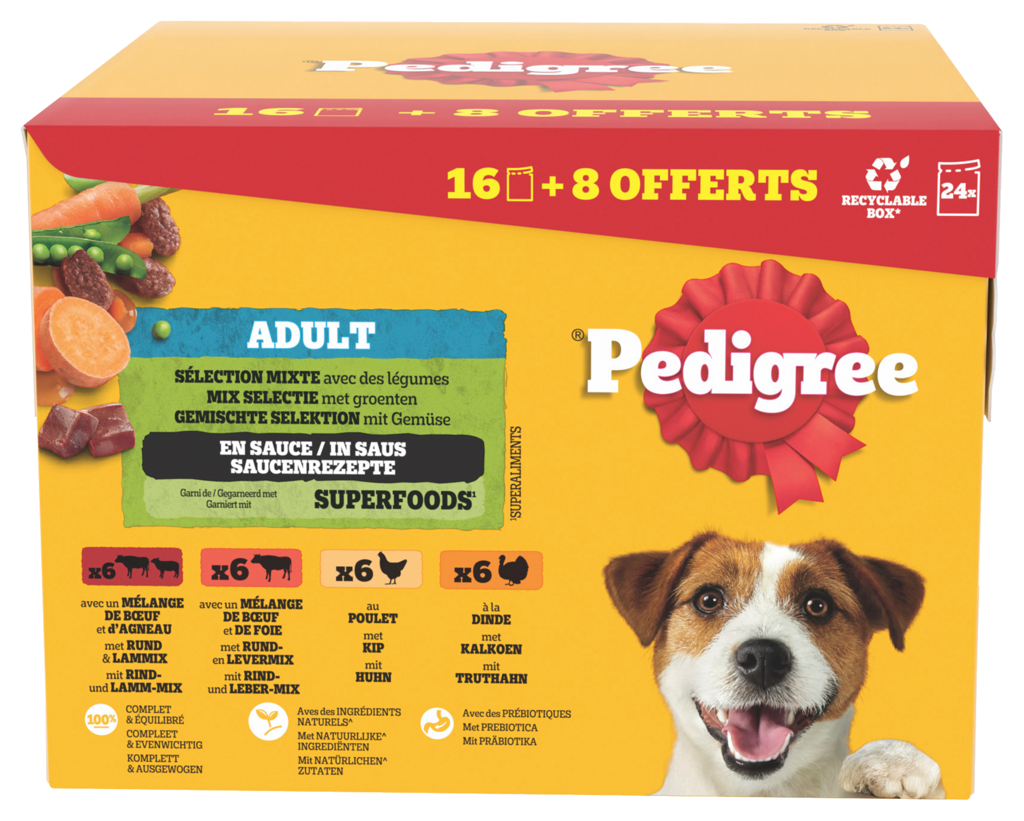 SACHETS FRAÎCHEUR POUR CHIEN ADULTE