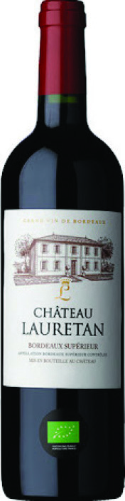 A.O.P(1) BORDEAUX SUPÉRIEUR(3) CHÂTEAU LAURETAN