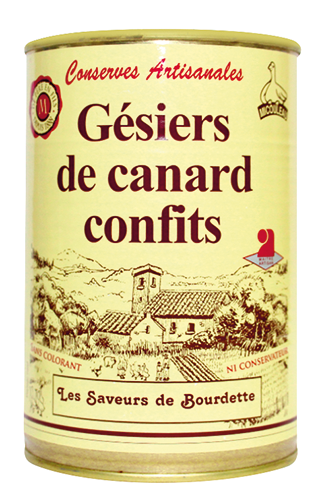 GÉSIERS DE CANARD CONFITS