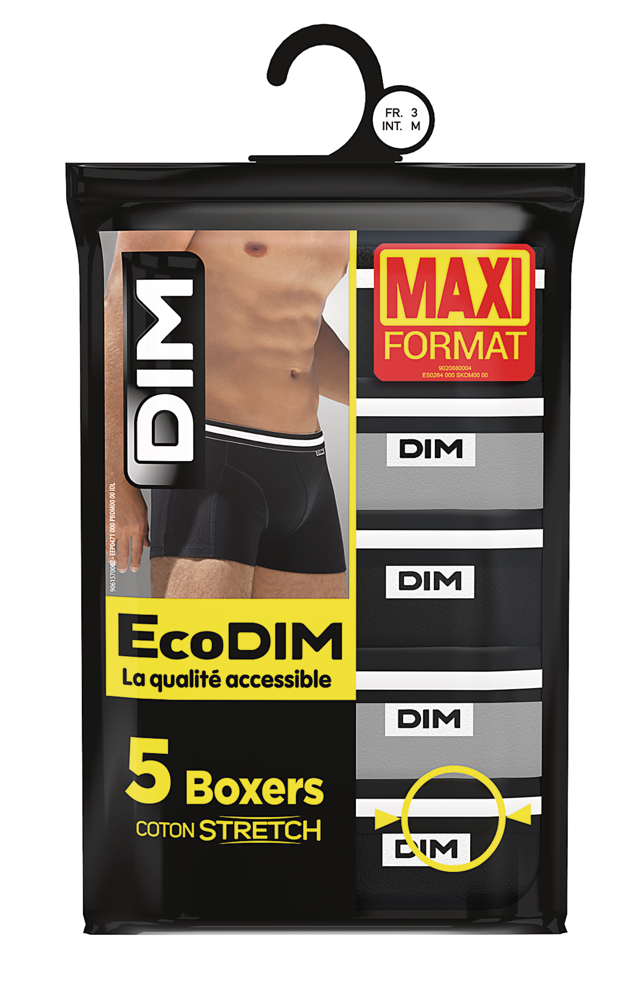 LOT DE 5 BOXERS HOMME