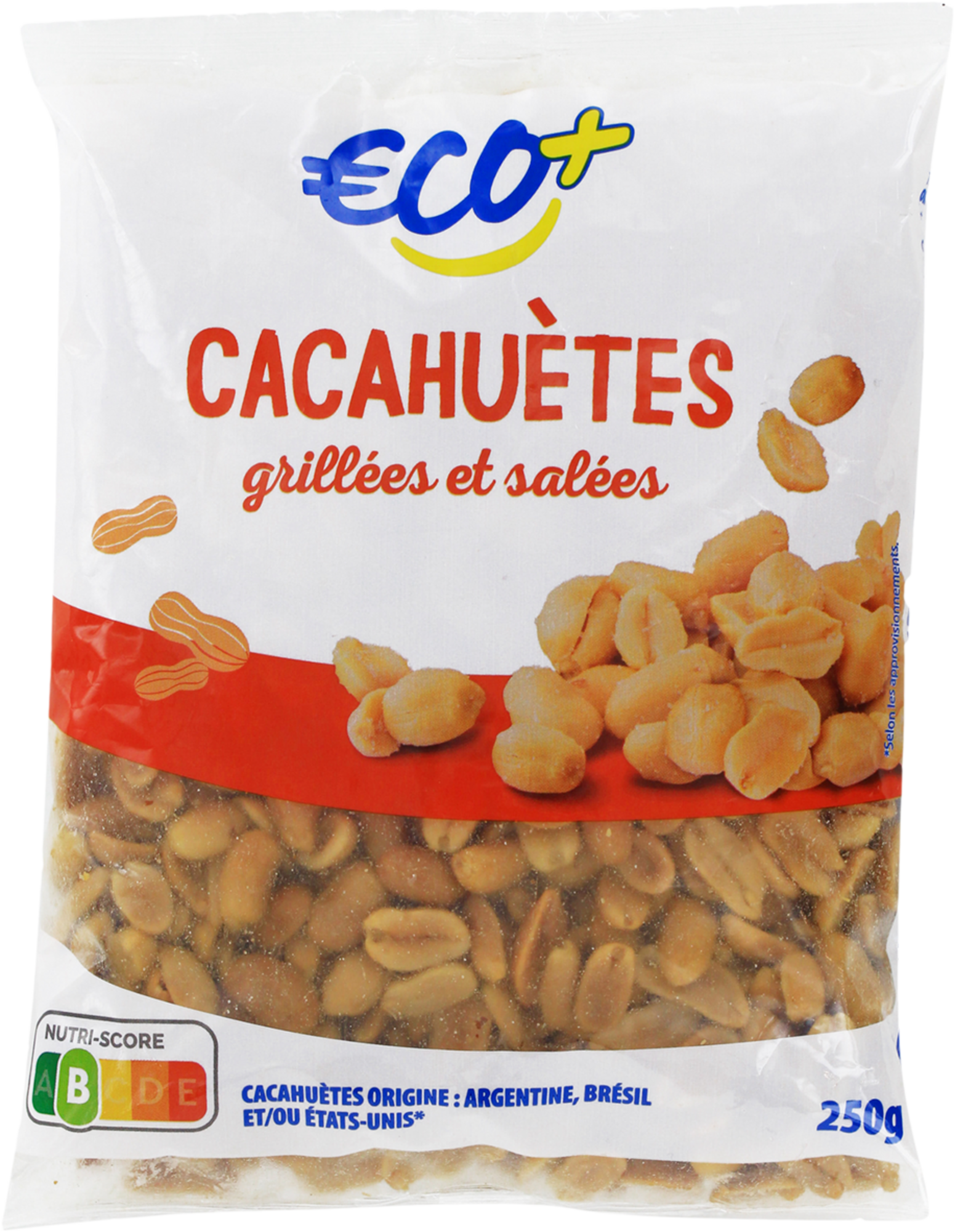 CACAHUÈTES GRILLÉES ET SALÉES