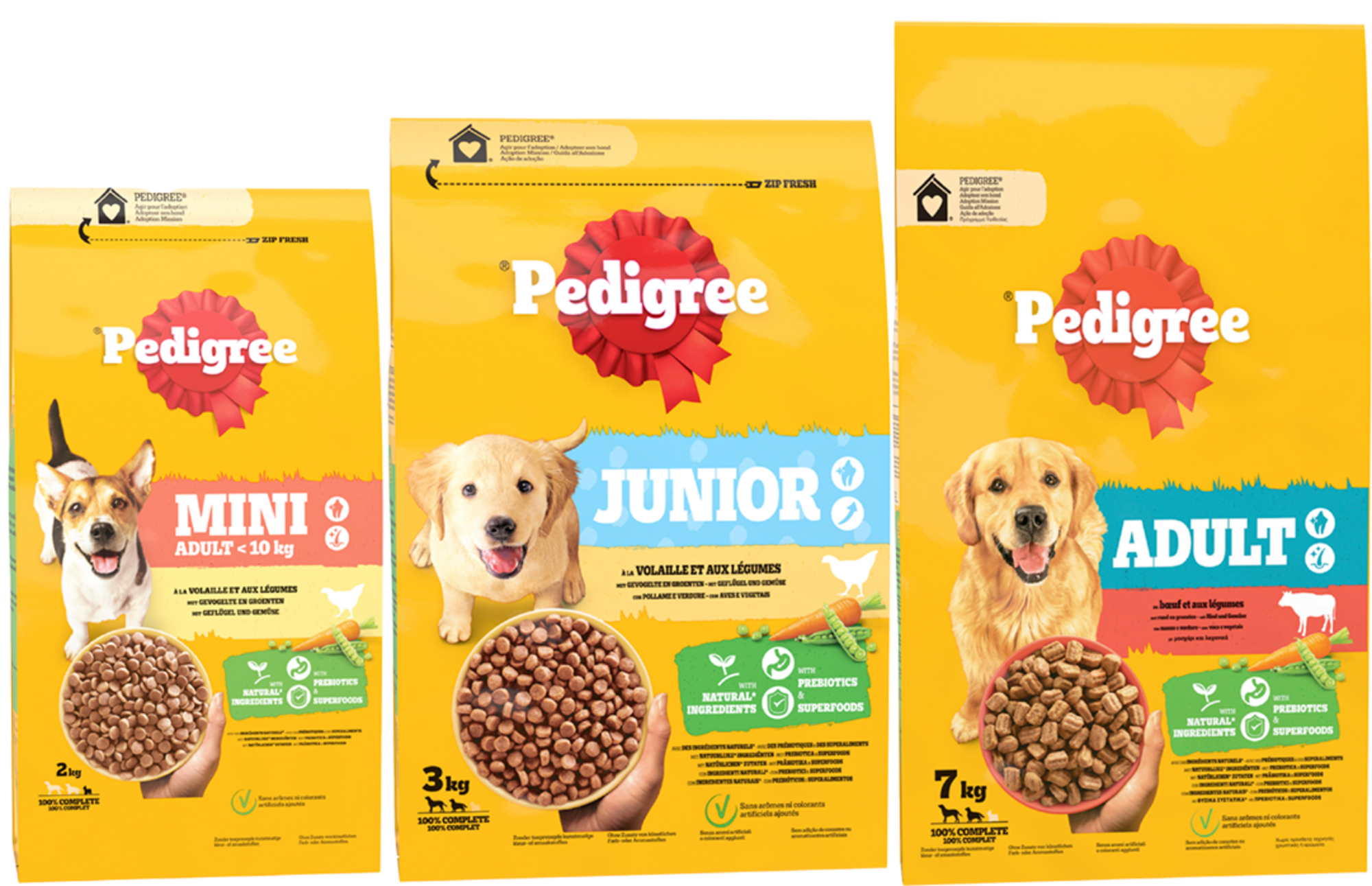 SUR LES PRODUITS PRÉSENTS EN MAGASIN DE LA GAMME CROQUETTES "PEDIGREE"