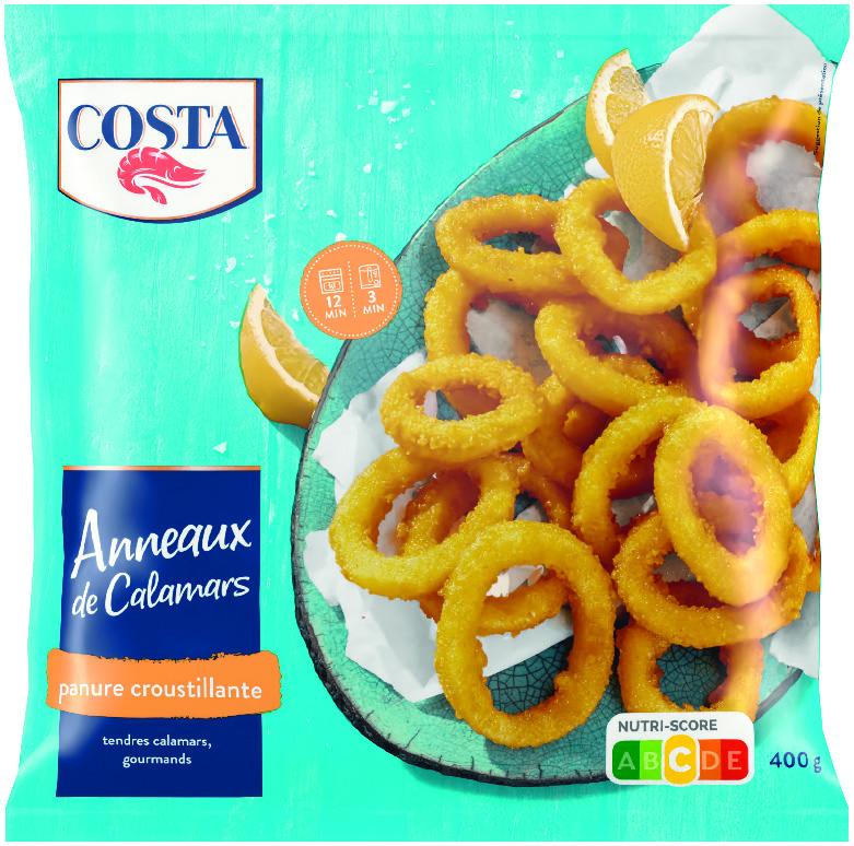 ANNEAUX DE CALAMARS SURGELÉS 