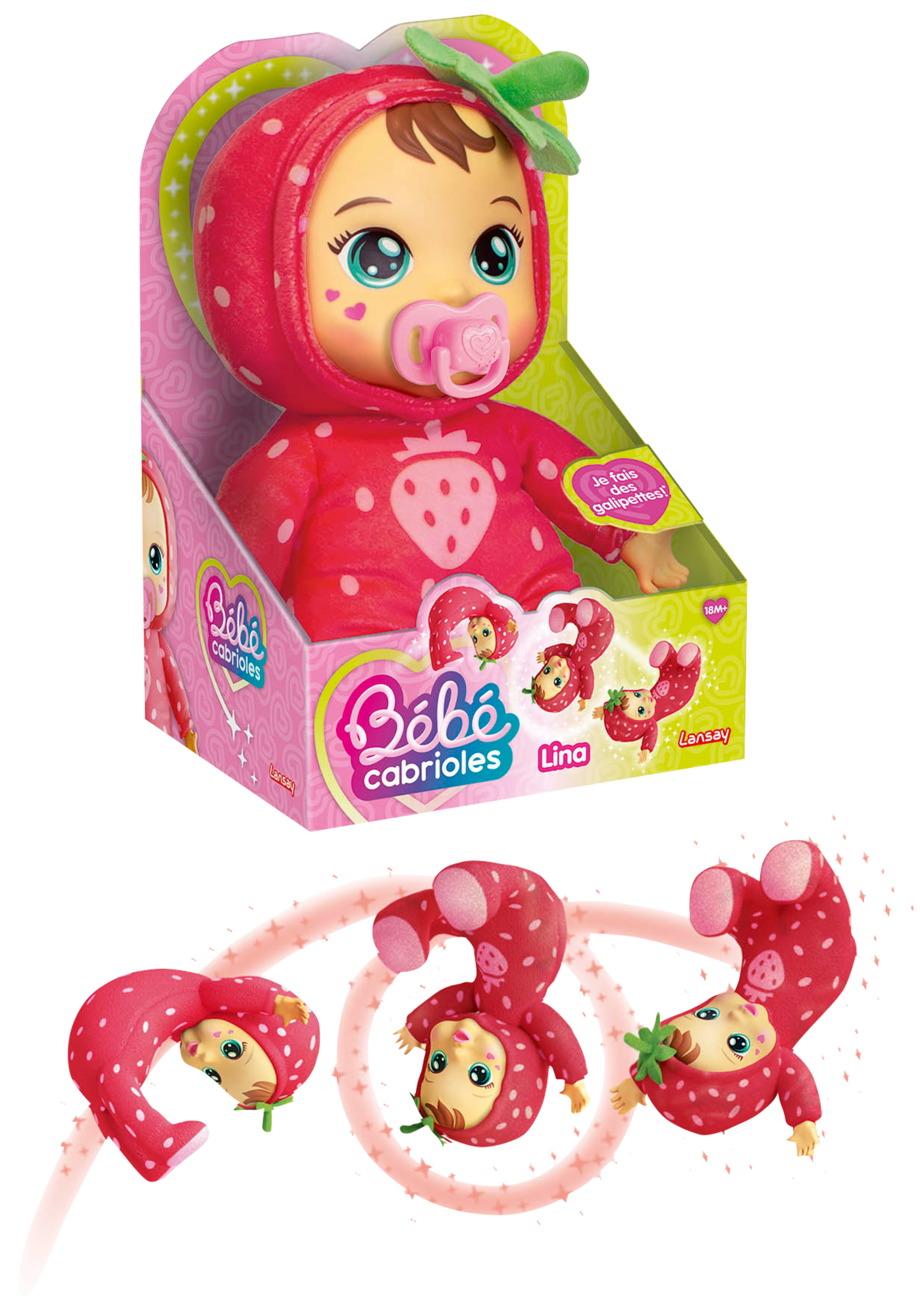 Mon bébé cabrioles Lina la fraise