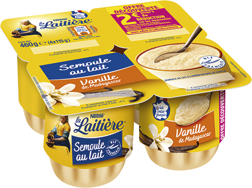 SEMOULE AU LAIT VANILLE DE MADAGASCAR OFFRE DÉCOUVERTE