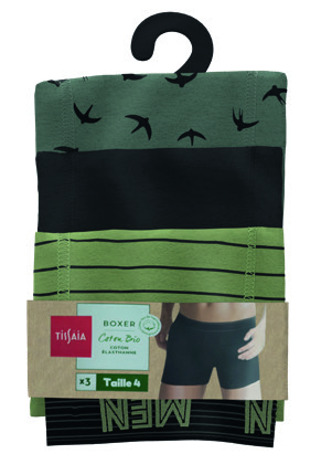 LOT DE 3 BOXERS HOMME