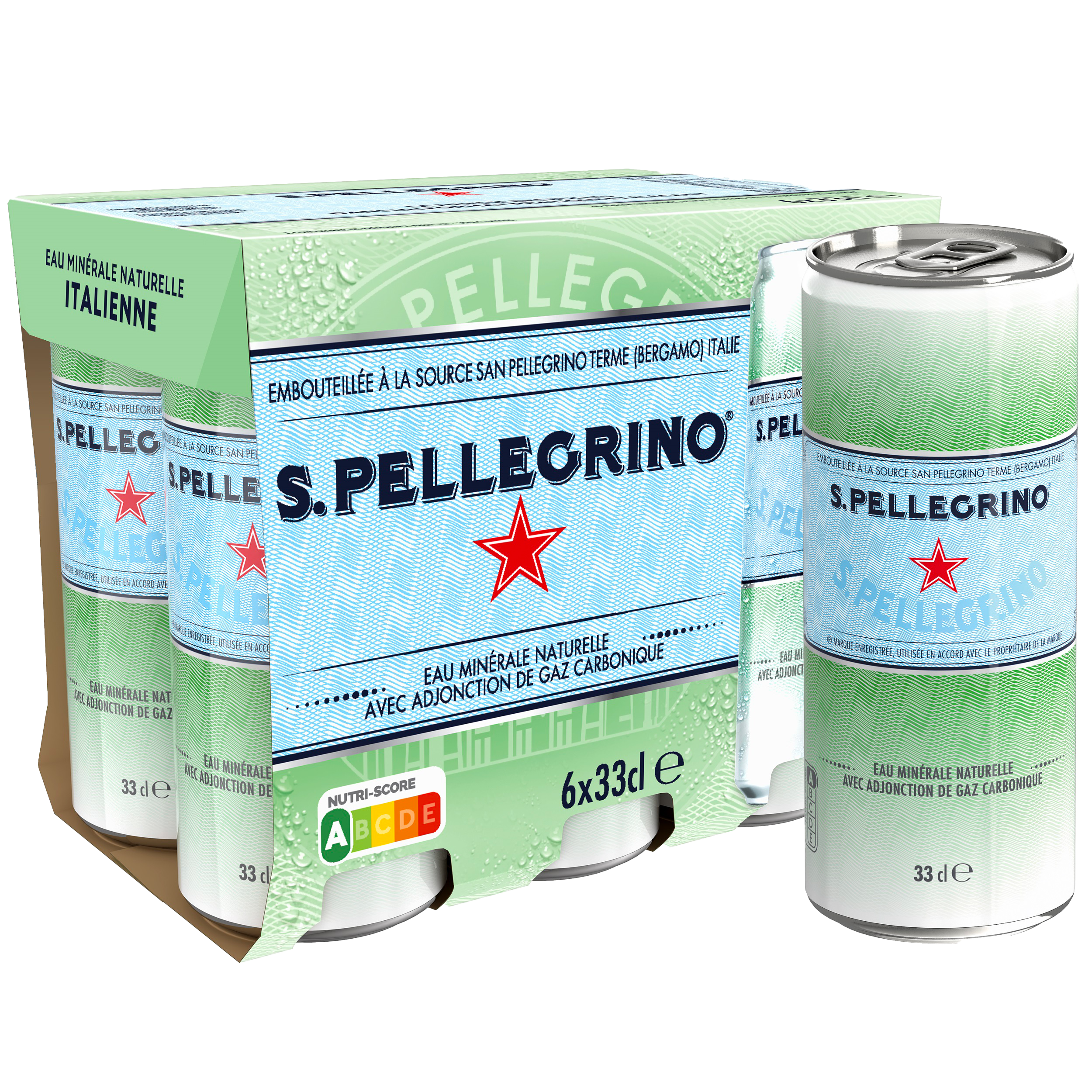 EAU MINÉRALE NATURELLE AVEC ADJONCTION DE GAZ CARBONIQUE