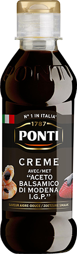 CRÈME DE VINAIGRE BALSAMIQUE 
DE MODÈNE IGP