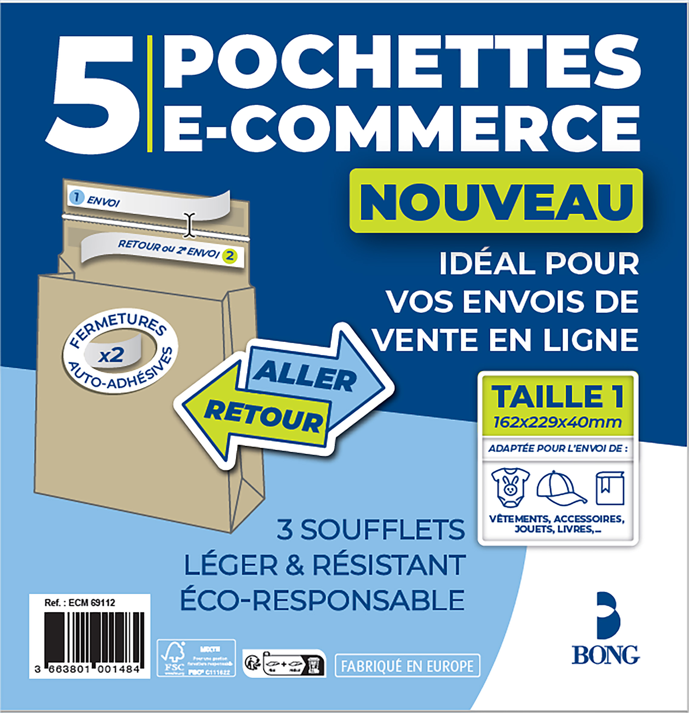 POCHETTES KRAFT
E-COMMERCE