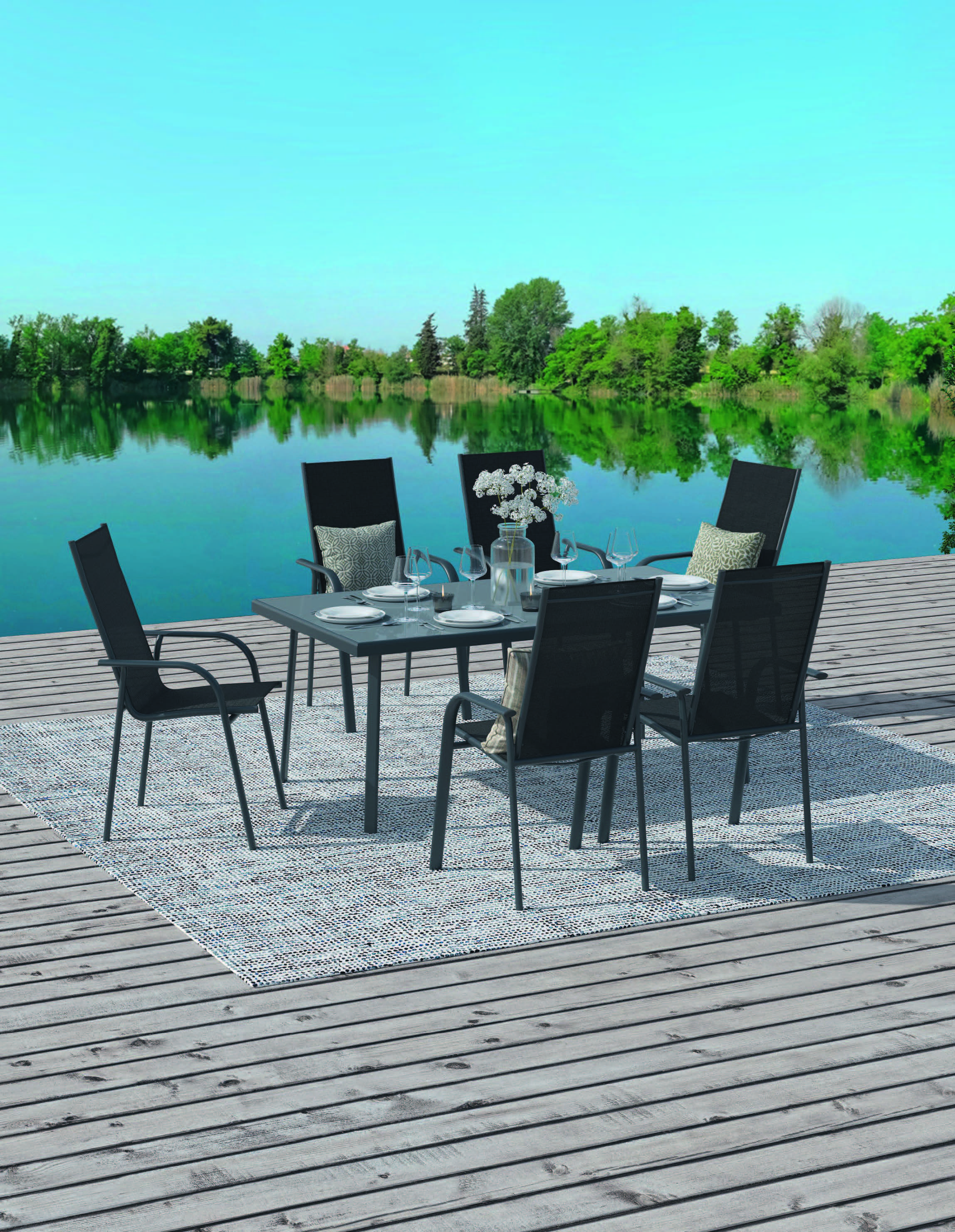 ENSEMBLE DÉJEUNER 7￿ PIÈCES